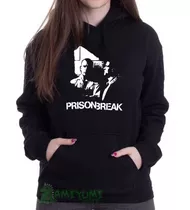 Moletom Prison Break Blusa Série Canguru Com Capuz Unissex