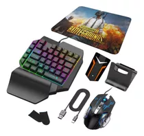 Kit Mobilador Bluetooth Teclado One Hand E Mouse + Kit Cel