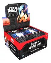 Star Wars Unlimited Spark Of Rebellion Booster Box 24 Pacote