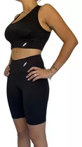 Conjunto Calza Ciclista Biker + Top Fitness