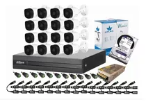 Cctv Kit Dahua Dvr 16ch + 16 Cam 5mp Disco 4t Magnotecspa