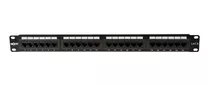 Patch Panel Solido Nexxt De 24 Puertos Cat 6 Para Rack 19