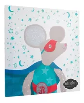 Ratoncitos Dulces Sueños Cuadro Infantil (40x40cm) Super R