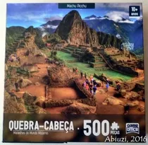 Quebra Cabeça Mundo Moderno Machu Picchu 500 Pcs Toyster