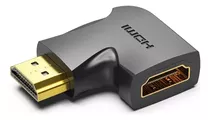 Adaptador Vention Hdmi Certificado Codo 270° En L - Ultra Hd 4k 60hz - Hdmi Hembra A Macho - Aiqb0