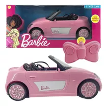 Carro Da Barbie De Controle Remoto Com Luz 7 Funções Candide