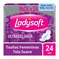 Toallas Femeninas Ladysoft Ultradelgada Tela Suave 24 Un