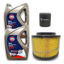 Kit Service 2 Filtros + 8l Aceite Gulf Mineral Hilux 2.5 3.0