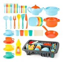 Deao 41pcs Platos De Juego Para Niños Juego De Cocina Para N