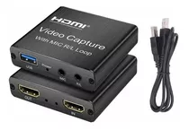 Tarjeta De Captura Hdmi Full Hd 1080p 60fps De Audio Y Vídeo