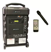 Amplivox Titan Wireless 100 Watt Portable Pa System Black 