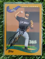 2002 Topps Miguel Batista #374 Autografiada 