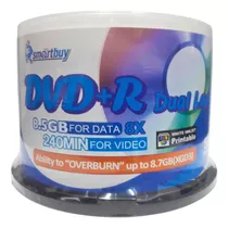 50 Dvd+r Dual Layer Smartbuy Printable Ritek Xbox 3.0