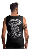 Regata Masculina Sons Of Anarchy Frente/ Verso