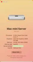 Apple Mac Mini Server Mid 2011 16gb Ram Ssd