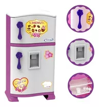 Brinquedo Geladeira Infantil Cozinha Menina Casinha Xalingo 