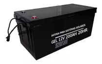 Bateria De 200ah 12v Gel, Ciclo Profundo Solar