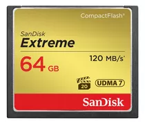 Tarjeta De Memoria Sandisk Extreme Compactflash De 64 Gb