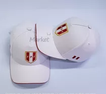 Gorras Perú Blanca Y Negra - Unisex Selección Peruana 