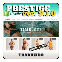 Tema Prestige Shopify + Atualizações