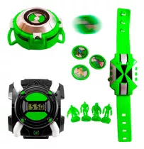 Kit C/ 3 Relógios Omnitrix Lançador Omniverse C/ Luz E Som