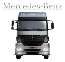 Adesivo Testeira Mercedes Benz Tapa Sol 18x160cm Caminhão 02