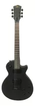 Guitarra Eléctrica Sx Ee Series Ee3s Les Paul De Tilo Satin Black Con Diapasón De Palo De Rosa