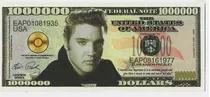 Fk Billete Usa Conmemorativo 1000000 2009 Elvis Presley 