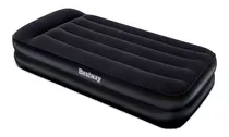 Colchon Inflable Electrico 1 Una Plaza 1/2 Premium Bestway Color Negro