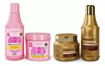 Kit Especial Desmaia Cabelo E Banho De Verniz Forever Liss