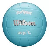 Pelota De Voleibol Wilson Avp Soft Play, Color Azul