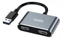 Adaptador Usb 3.0 Para Hdmi Duas Telas 1x2 via hdmi