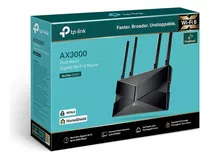 Router Tp-link Archer Ax53 Wifi 6 Ax3000 Mbps 4 Puertos Giga Color Negro