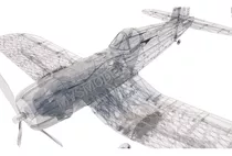 Planta Stl Projeto F4u Corsair Nuit Para Impressora 3d