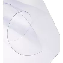 Chapa Placa Pvc Transparente Cristal 1,20m X 62cm  0,50mm