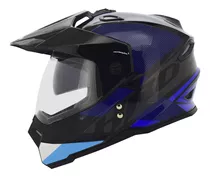 Casco Moto Hro Mx330 Multiptopósito Con Sun Visor Norma Dot