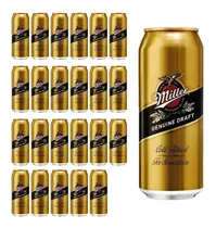 Cerveza Miller Pack 24 Unidades X 473cc. Mls