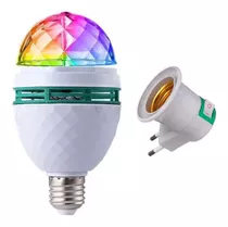 Lâmpada Led Globo Colorida Rotativa Giratória Festa 110v/220v