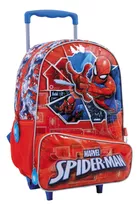 Mochila Carrito Spiderman 16p Mmk 62303