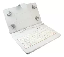 Estuche Funda Teclado Usb Tablet 7 + Lapiz Con Ñ V Colores