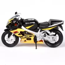 Miniatura moto Suzuki Gsx-r 600 2002 1:18 Maisto Coleção 