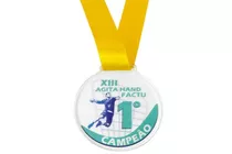 150 Medalha Em Acrílico Personalizadas 4 Cm 