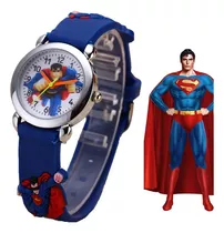 Reloj Pulsera Superman Funcion Análogo Agujas. Niños 