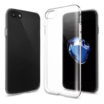 Funda Case De iPhone 8 Plus Tpu 100% Transparente Antishock