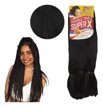 Cabelo Jumbo Jumbão Super X Tranças Kanekalon Box Braid 400g