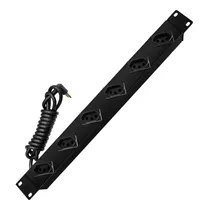 Extensão Elétrica 06 Saídas 10a Nbr P/ Rack 19 '' 1mm X 1,5m