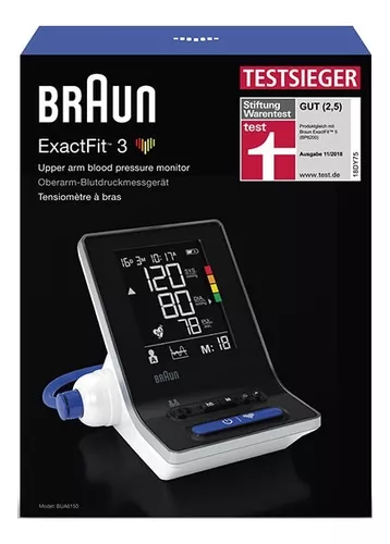 Toma Presion Profesional Exactfit 3 Bua6150 Braun Color Negro