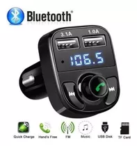 Receptor Transmisor Mp3 Radio Fm Bluetooth Usb Cargador Auto