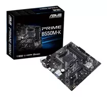 Motherboard Asus Prime B550m-k Amd Ddr4 Bios Actualizado 5ta