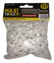 Grapas Plásticas Para Cable 10mm Bolsa 100unid